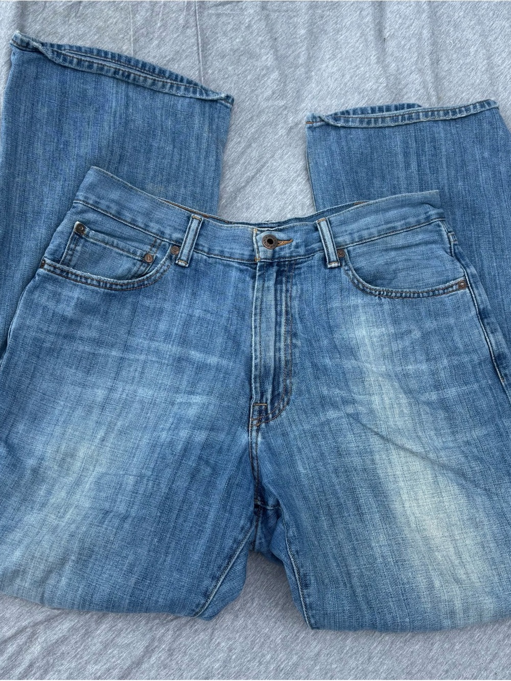 Lucky Brand Men’s Light Blue Relaxed straight fit Denim Jeans 34x30